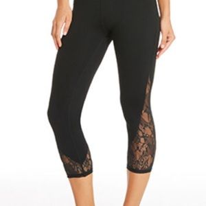 Black Lace Fabletics Yoga Pants!